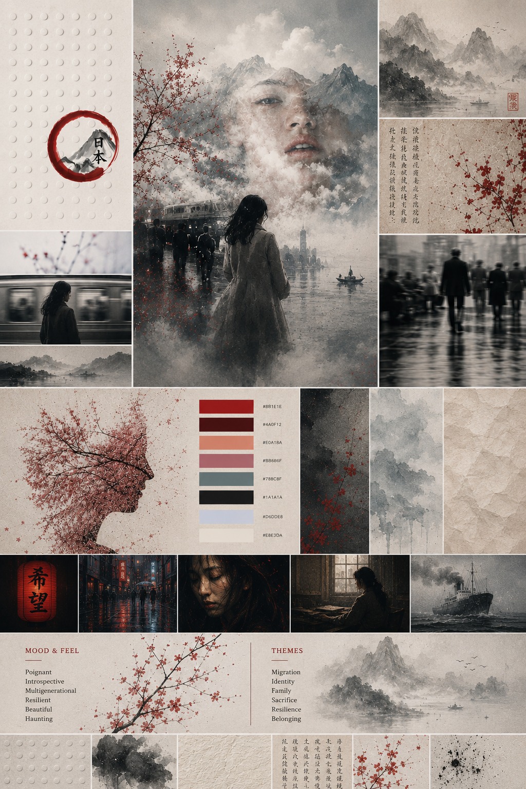 Pachinko inspiration moodboard